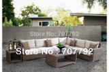 2017  New design rattan outdoor used sectional sofas
