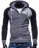 2017   Hoodies Men Sudaderas Hombre Hip Hop Mens Brand Leisure Zipper Jacket Hoodie Sweatshirt Suit Slim Fit Men Hoody XXL