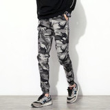 New design 2017 Fashion Drawstring Men Camouflage pants High quality Cotton Men jogger pants Leisure Pants Men Size M-5XL