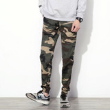 New design 2017 Fashion Drawstring Men Camouflage pants High quality Cotton Men jogger pants Leisure Pants Men Size M-5XL