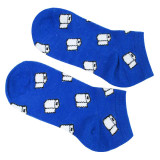 New cute fruit color love candy color cotton sock summer autumn style women's girls socks cotton women's thin sock slippers