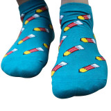 New cute fruit color love candy color cotton sock summer autumn style women's girls socks cotton women's thin sock slippers