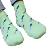 New cute fruit color love candy color cotton sock summer autumn style women's girls socks cotton women's thin sock slippers