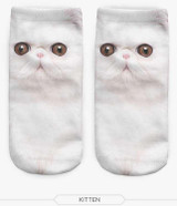 New Cute Cat Pattern Women Socks 3D Printed Unisex Cute Low Cut Ankle Socks Multiple Colors Harajuku Style Cat Socks