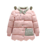 New Cute Baby Girls Jackets Cat Printing Bow Autumn Winter Jacket Kids Warm Hooded Children Outerwear Coat Girls Clothes SSA57 New Cute Baby Girls Jackets Cat Printing Bow Autumn Winter Jacket Kids Warm Hooded Children Outerwear Coat Girls Clothes SSA57