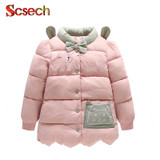 New Cute Baby Girls Jackets Cat Printing Bow Autumn Winter Jacket Kids Warm Hooded Children Outerwear Coat Girls Clothes SSA57 New Cute Baby Girls Jackets Cat Printing Bow Autumn Winter Jacket Kids Warm Hooded Children Outerwear Coat Girls Clothes SSA57