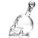 New Crystal Skull Vodka Bottles Skull Head Bottle Creative Gothic Wine Vodka Decanter 125ML 350ML 550ML 1000ML Four Sizes