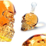 New Crystal Skull Vodka Bottles Skull Head Bottle Creative Gothic Wine Vodka Decanter 125ML 350ML 550ML 1000ML Four Sizes