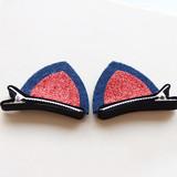New Creative Girls Hair Clips Lovely Cat Ear Hairpins Kids Barrettes Hairpins Ornaments Children Hair Accessories Barrette