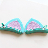New Creative Girls Hair Clips Lovely Cat Ear Hairpins Kids Barrettes Hairpins Ornaments Children Hair Accessories Barrette