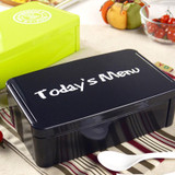 New Creative Bento Lunch Box Set With Spoon Fork Food Grade PP Food Container Microwave Dishwasher Safe Bento Box Kids