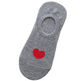 New Cotton Sock Casual Women Socks Wholesale Couples Sox Women Summer Cotton loving Heart Invisible Liner Low Cut Socks