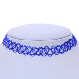 New Collares Vintage Stretch Pendants Necklace For Women Girls Charm Punk Retro Gothic Elastic Tattoo Choker Necklaces