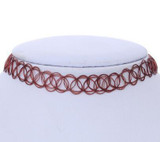 New Collares Vintage Stretch Pendants Necklace For Women Girls Charm Punk Retro Gothic Elastic Tattoo Choker Necklaces