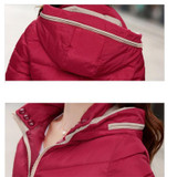 New Coats & Jackets 2017 Fashion Wine Red Parka Hooded Winter Jacket Women Winter Coat Women Zipper Down Jacket Female Coat New Coats & Jackets 2017 Fashion Wine Red Parka Hooded Winter Jacket Women Winter Coat Women Zipper Down Jacket Female Coat