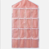 NEW Closet Door Home Wall Hanging Organizer Toy Socks Stockings Container Storage Bag 16 Pockets Home Space Saving