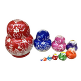 Lovely Red Russian Matryoshka Nesting Dolls 10 Pieces
