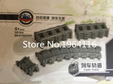 New City series the Flexible and Straight Tracks Model Building Blocks set Compatible 7499 Classic train rails Toys for children