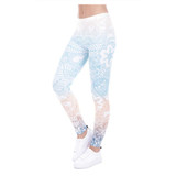 New Classic 3D Print Mandala Ombre Mint Leggings Girl Causal Jeggings Sexy Leggins Tayt Fitness Legging Calzas Mujer Soft Legins