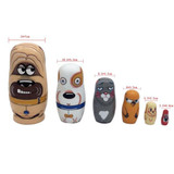 Amusing Animals Matryoshka Nesting Dolls 6 Pieces