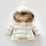 New Children's Winter Jacke Clothes Baby Girls Boys Jackets Autumn Kids Keeping Warm Cotton Novelty Hooded Thick Outerwear Coat