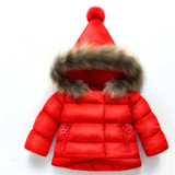 New Children's Winter Jacke Clothes Baby Girls Boys Jackets Autumn Kids Keeping Warm Cotton Novelty Hooded Thick Outerwear Coat