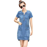 FREE OSTRICH Dresses Women Jeans Dress Summer Sexy Hip Denim Dress Casual Slim Bodycon Vestidos Plus Size Women Clothing De19 FREE OSTRICH Dresses Women Jeans Dress Summer Sexy Hip Denim Dress Casual Slim Bodycon Vestidos Plus Size Women Clothing De19