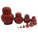 Brown Monkeys Matryoshka Nesting Dolls 10 Pieces