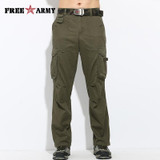 Free Army Brand Cotton Military Men Pants Army Green Casual Style Military Trousers Full Length Men Trousers Pants MK-757