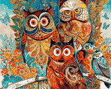 Frameless Picture Oil Painting By Numbers Abstract Animal DIY Oil Painting On Canvas Home Decor For Living Room 40*50cm GX8849