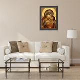 Frameless Oil Painting Virgin Mary Jesus Wall Arts Orthodox Icon Religi Oil Painting By Numbers Canvas DIY Modular Painting