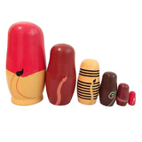 Charming Animals Matryoshka Nesting Dolls 6 Pieces