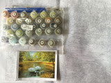 Frameless diy oil painting Woman playing cello acrylic paint wall painting tower from the digital unique Home Decoration gifts