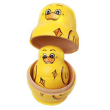 Yellow Ducklings Matryoshka Nesting Dolls 5 Pieces