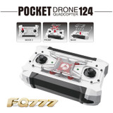 FQ777-124 RC Drone Dron Micro Pocket Drone 4CH 6Axis Gyro Switchable Controller Quadcopter RTF Flying Helicopter Kids Toys Gifts