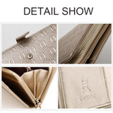 FOXER Brand Women's Long Cow Leather Wallets Ladies Clutch Bags Famous designer Purses Women Purse Fashion Female Cowhide Wallet