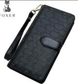 FOXER Brand Women's Long Cow Leather Wallets Ladies Clutch Bags Famous designer Purses Women Purse Fashion Female Cowhide Wallet