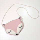 Fox Bags Cute Cloth Messenger Bags Baby Girls Shoulder Bags Child Kids Coin Purses Small Bags Pink/Blue New Design 37