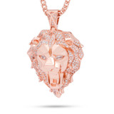 Fox "Empire" x KING ICE - The Rose Gold CZ Faceted Lion