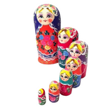 Charming Lady Matryoshka Nesting Dolls 7 Pieces