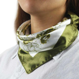 Four Seasons Female Small Square Scarf Women Hot Sale Flower Floral  Satin Silk Scarves Shawl Women Chiffon Hijab Scarf #Zer