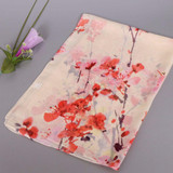 foulard Scarf Women Ladies lovely flower Pattern Print Chiffon Scarf Warm Wrap Shawl cachecol feminino inverno foulard femme #YL