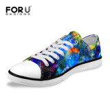 FORUDESIGNS Fashion Spring Summer Women Low Top Canvas Shoes Classic Female Flower Vulcanized Shoes Ladies Casual Shoes Woman