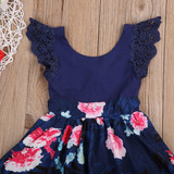 2017 Fashion Toddler Kids Girls Lace Floral Summer Dresses Party Dress Back Hollow Out Sundress 2017 Fashion Toddler Kids Girls Lace Floral Summer Dresses Party Dress Back Hollow Out Sundress