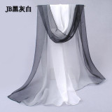 2017 Fashion Summer silk Scarf shawl Cape Polyester Chiffon Silk Scarves Wraps For Women Brand Foulard Femme