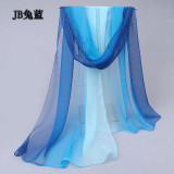 2017 Fashion Summer silk Scarf shawl Cape Polyester Chiffon Silk Scarves Wraps For Women Brand Foulard Femme