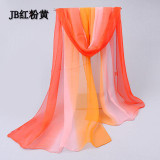 2017 Fashion Summer silk Scarf shawl Cape Polyester Chiffon Silk Scarves Wraps For Women Brand Foulard Femme