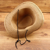 2017 Fashion Straw Hats Summer Baby Ear Decoration Lovely Child Character Girls And Boys Sun Hat Solid Children Floppy Panama