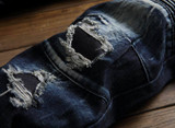 2017 Fashion skinny jeans men biker jeans Men's jean Slim pantalones leisure pants mens vaqueros denim biker jean Denim homme