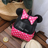 2017 Fashion PU Bags For Kids Kindergarten Bag Mochila Escolar Children Cartoon School Bags For Girls School Backpacks